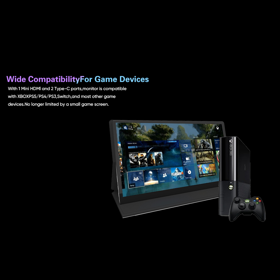 AIWA 15.6" Touch Screen Portable Monitor