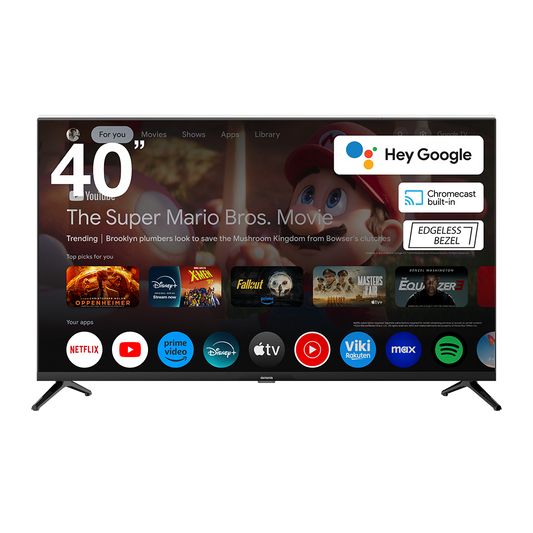 AIWA 40” Full HD Smart TV with Google TV & Edgeless Bezel (AWS400G)