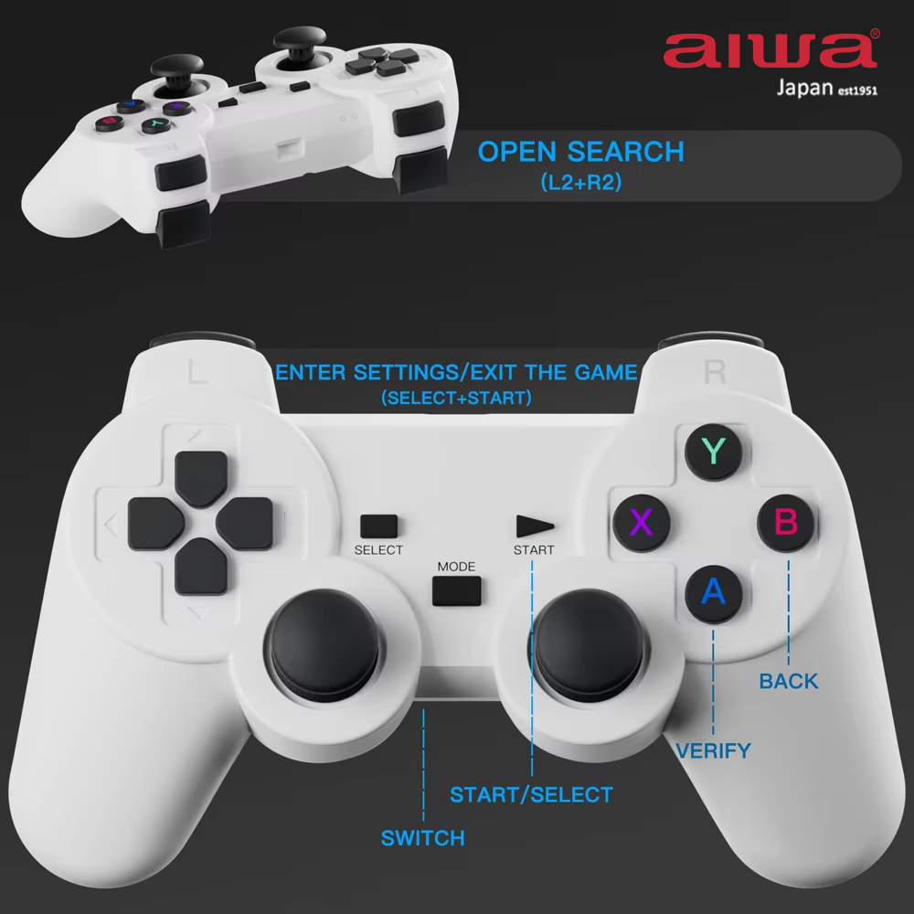AIWA Game Projector With 2 Controllers