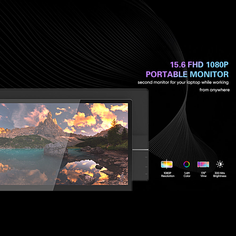 AIWA 15.6" Touch Screen Portable Monitor