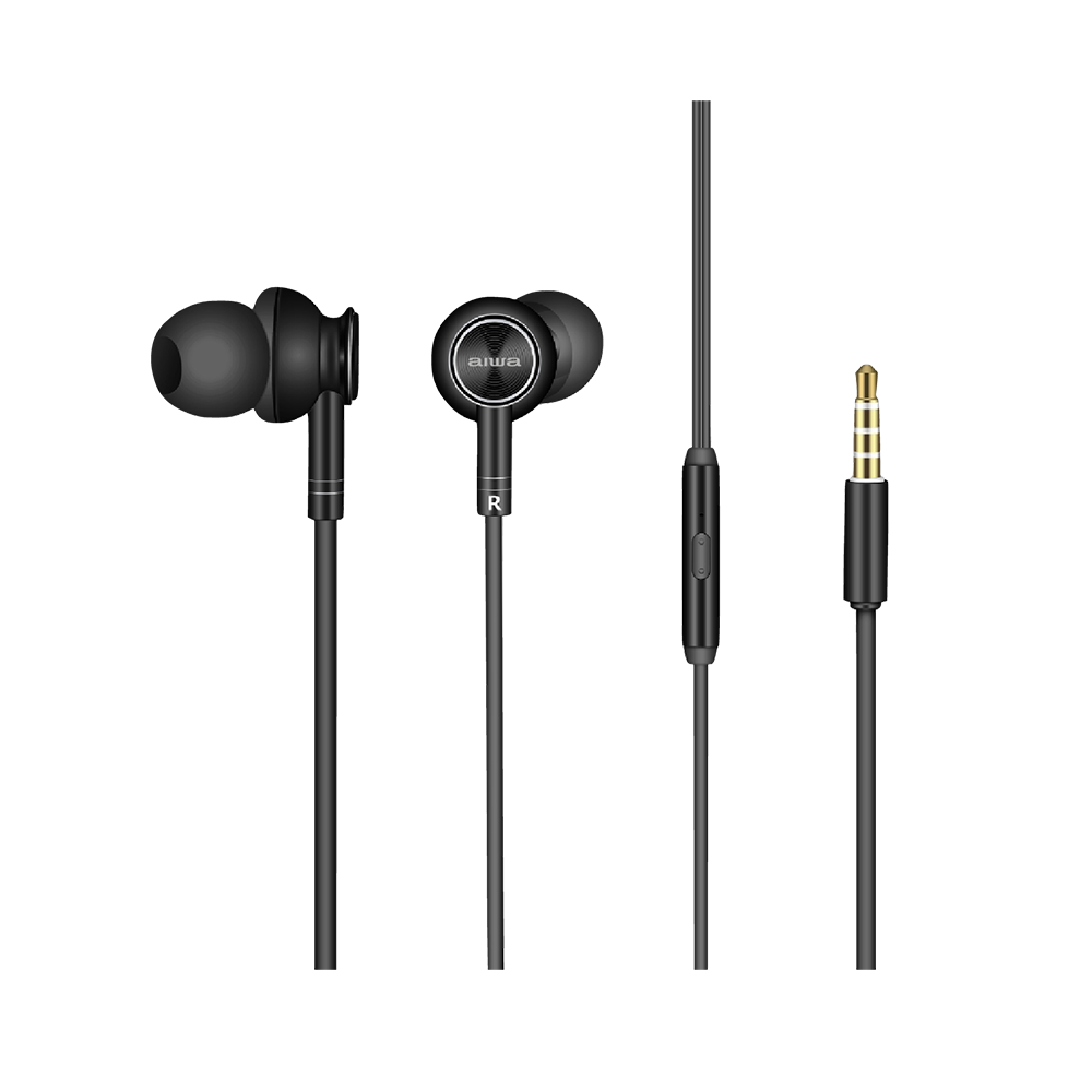 AIWA In-Ear Gel Earphones With Microphone