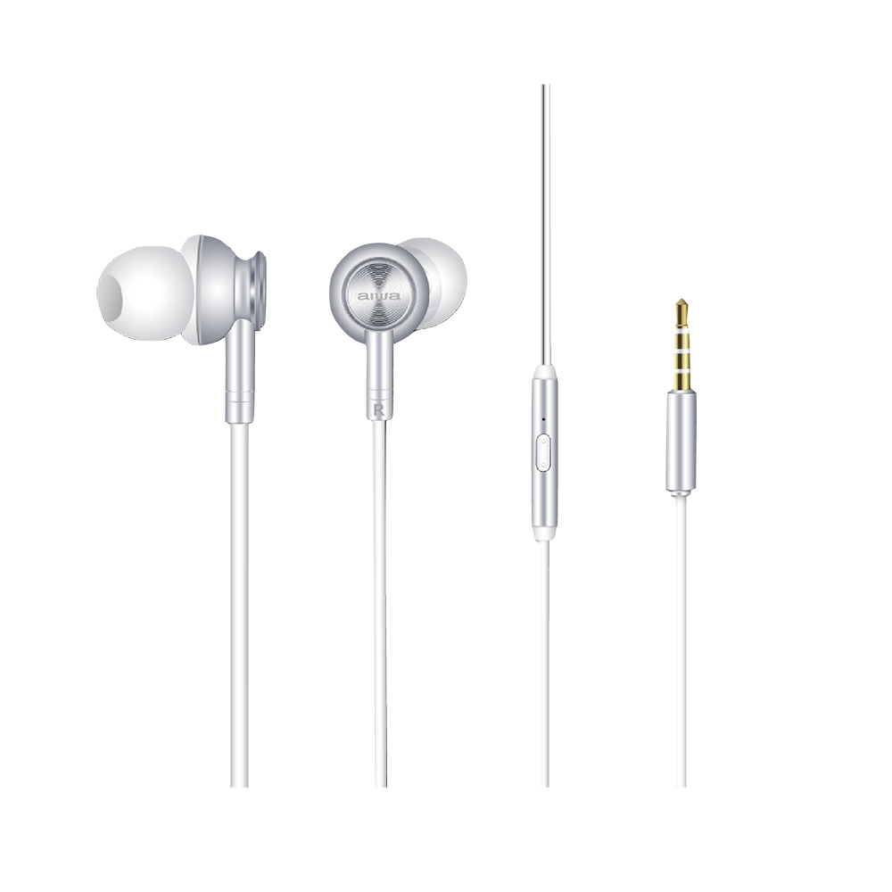 AIWA In-Ear Gel Earphones With Microphone