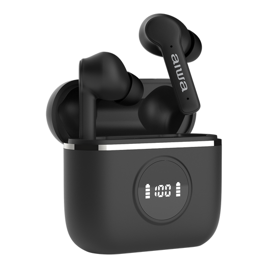 AIWA LINK True Wireless Earbuds with Bluetooth 5.3, Wireless Charging, Touch Control