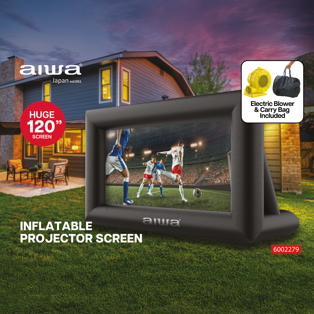 AIWA Inflatable Cinema Screen – Ultimate Backyard Movie Experience