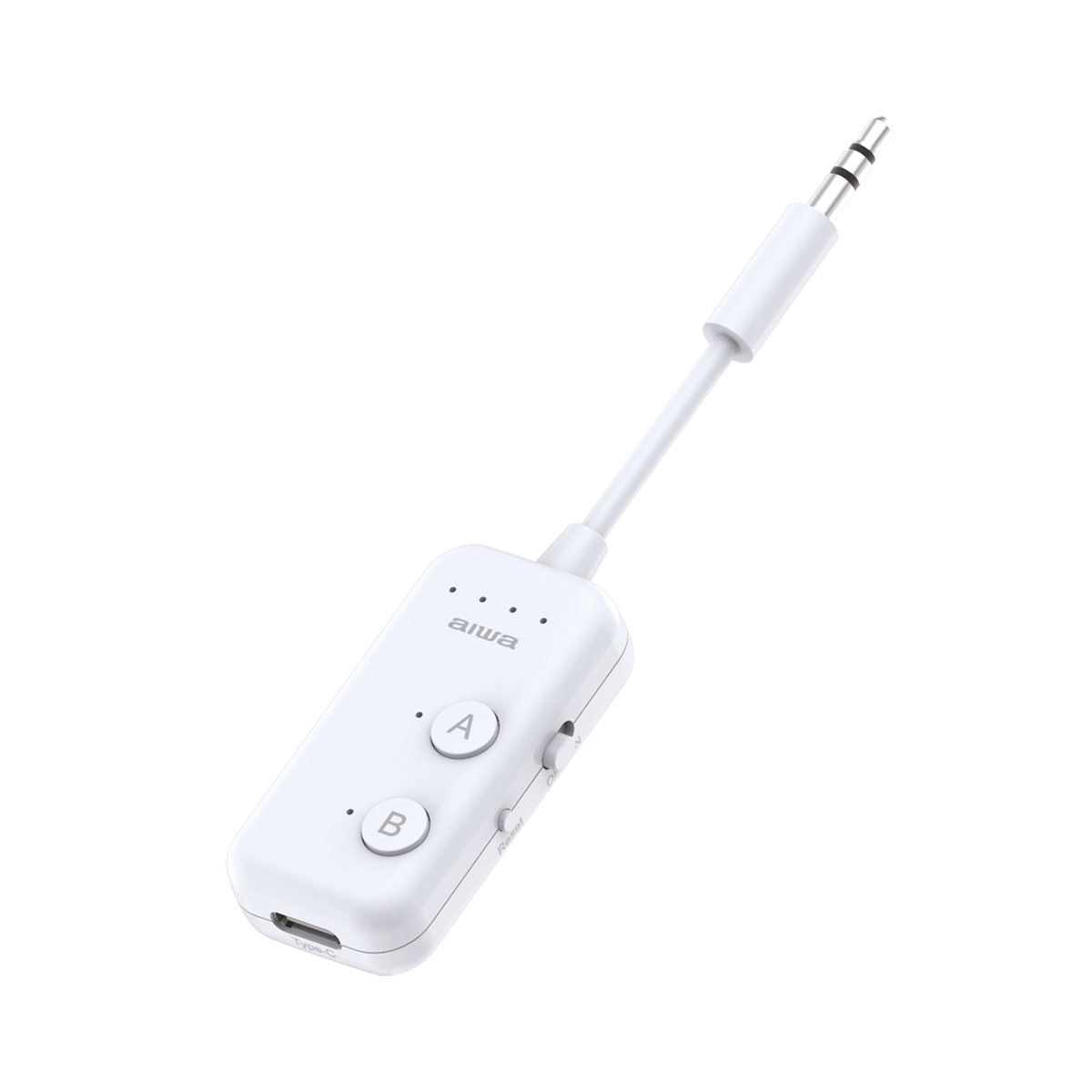 AIWA Bluetooth Transmitter | 3.5mm Audio, Bluetooth V5.3, 18H TX Mode, Wireless TV Listening