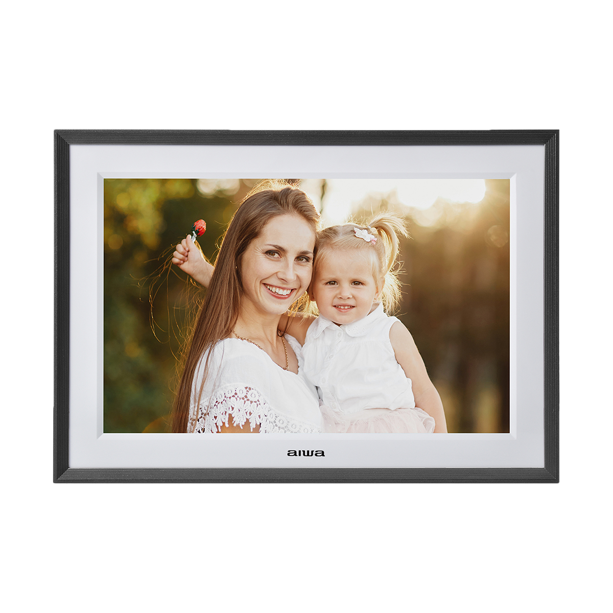 AIWA 10" Smart Photo Frame | Touchscreen Display, WiFi, Frameo App, Family Photos & Videos