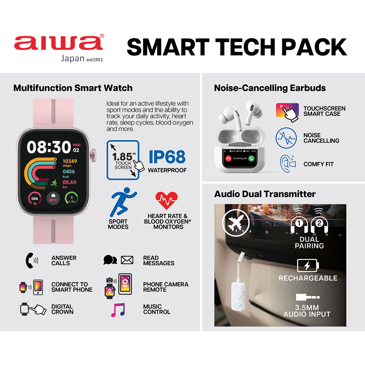 AIWA Tech Travel Pack