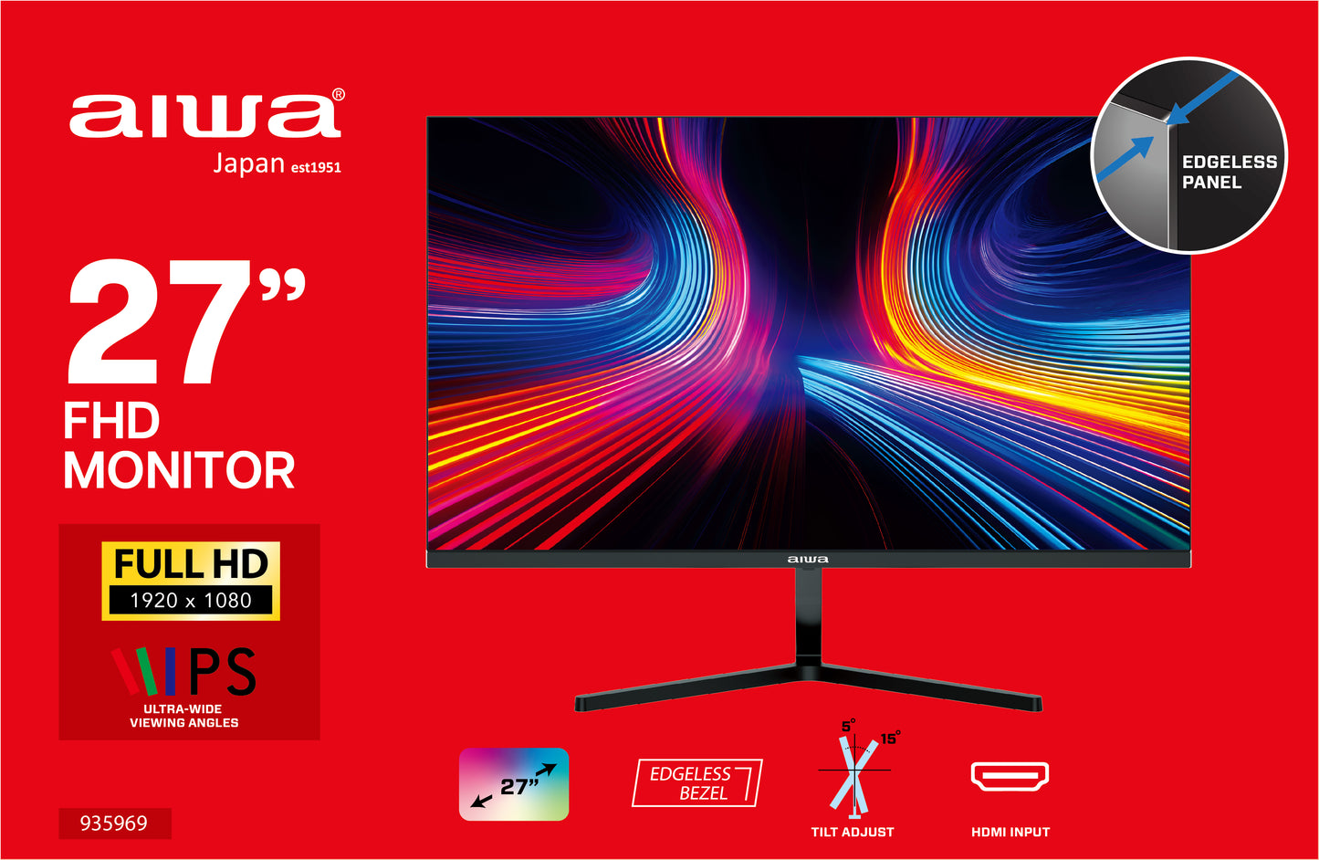 AIWA 27" FHD Monitor