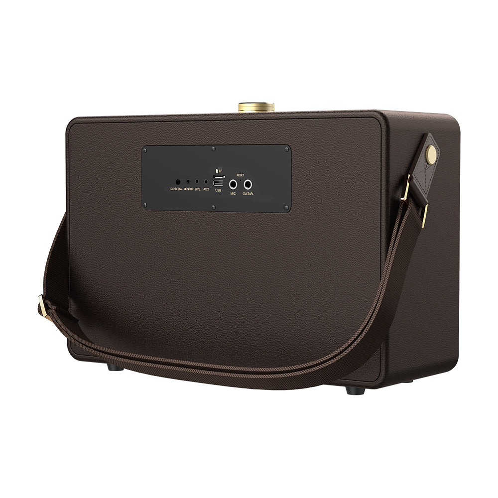 Aiwa MI-X450 Pro Enigma high Efficiency Audio with Retro Styling, Gold, Medium Gold