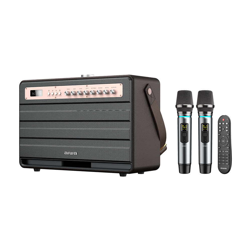 Aiwa MI-X450 Pro Enigma high Efficiency Audio with Retro Styling, Gold, Medium Rose Gold