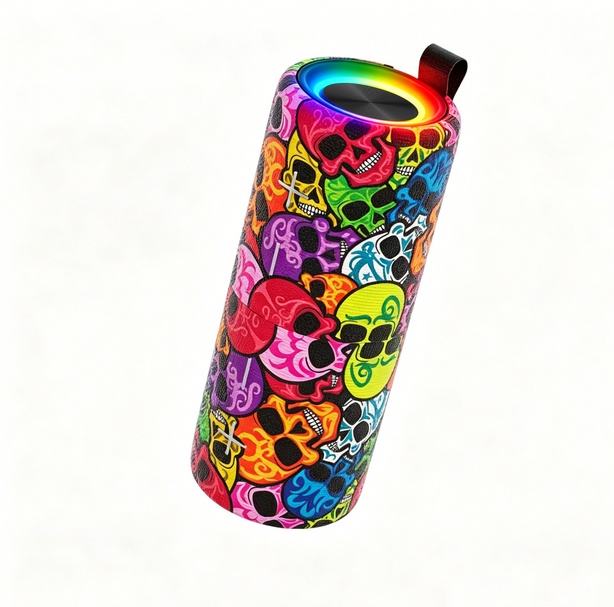 2-in-1 TWS Bluetooth Speakers | Magnetic Split Stereo Wireless Speaker Pair with LED Lighting