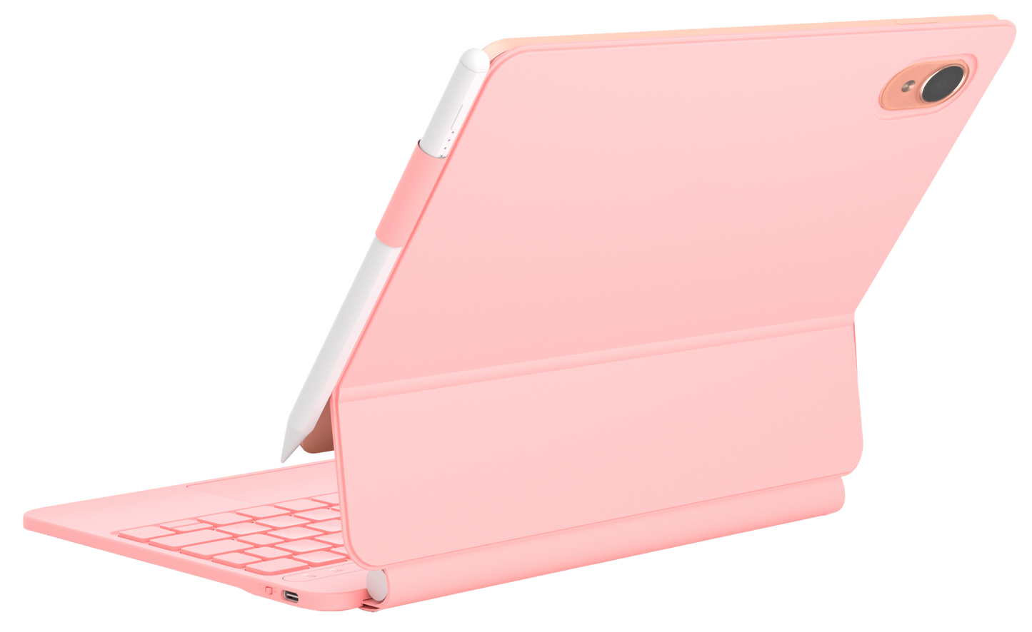 AIWA 10.1” Pro Smart Tablet with Magnetic Keyboard Case & Stylus | Android WiFi Tablet for Work, Study & Entertainment (AWPM106A-M-PINK)
