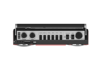 AIWA Retro Cassette Deck Bluetooth Boombox Radio with USB/SD MP3 Playback & AM/FM/SW Radio