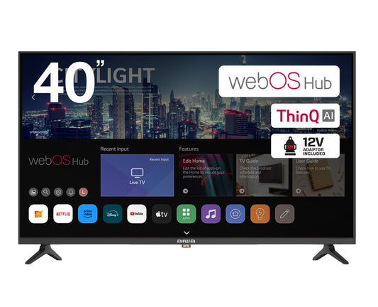 AIWA 40” Smart TV powered by webOS Hub (Model: AWC400W)