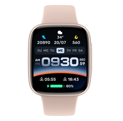 AIWA AMOLED Smart Watch with Bluetooth Calling and Workout Modes