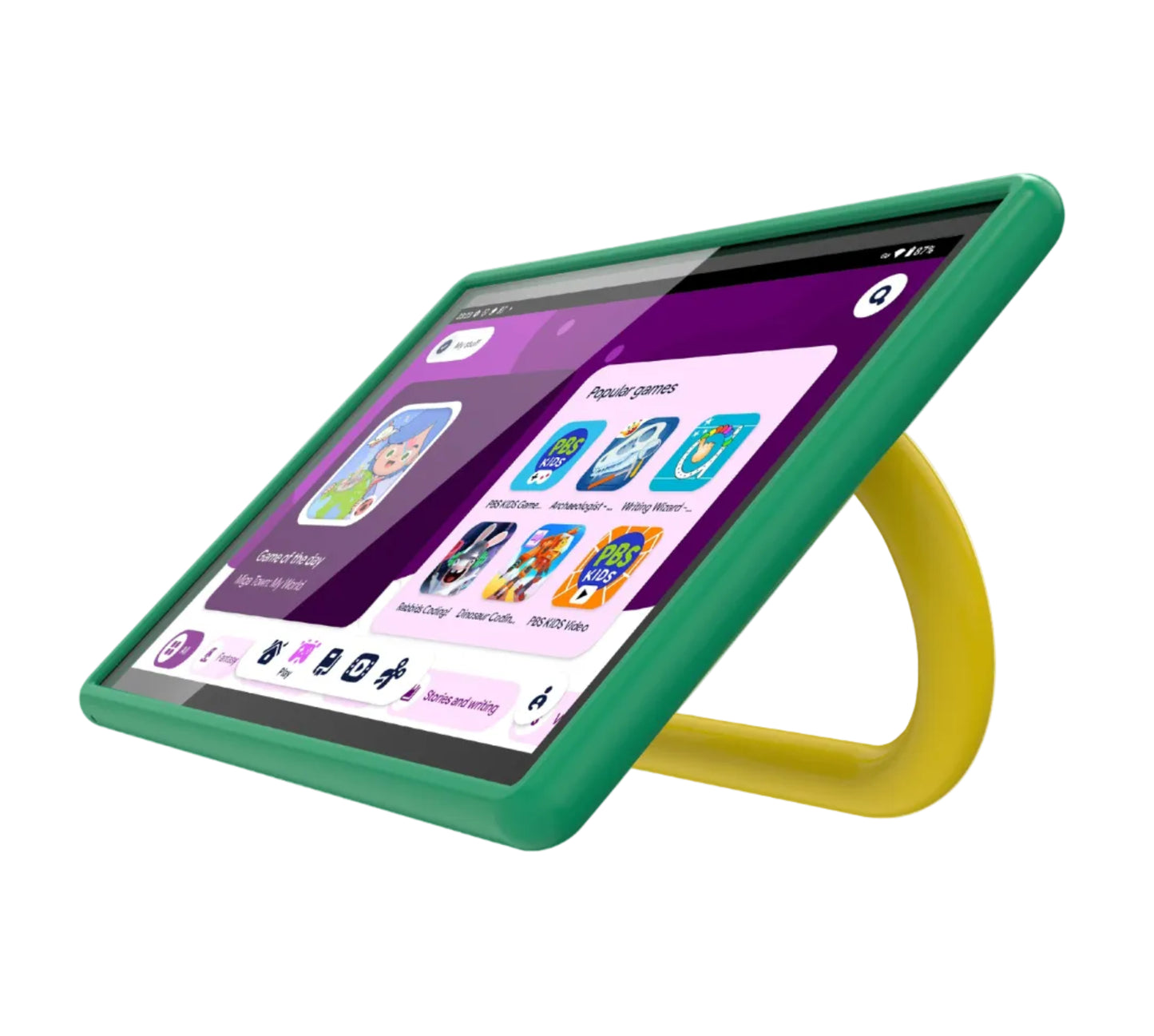 10.1” WiFi Tablet for Kids - Dual Camera, Octa-Core Processor, Android 14, with Protective Stand Case & Google Kids Space