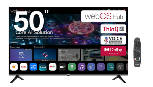 50” Full HD Smart TV with USB Recording & Live Playback