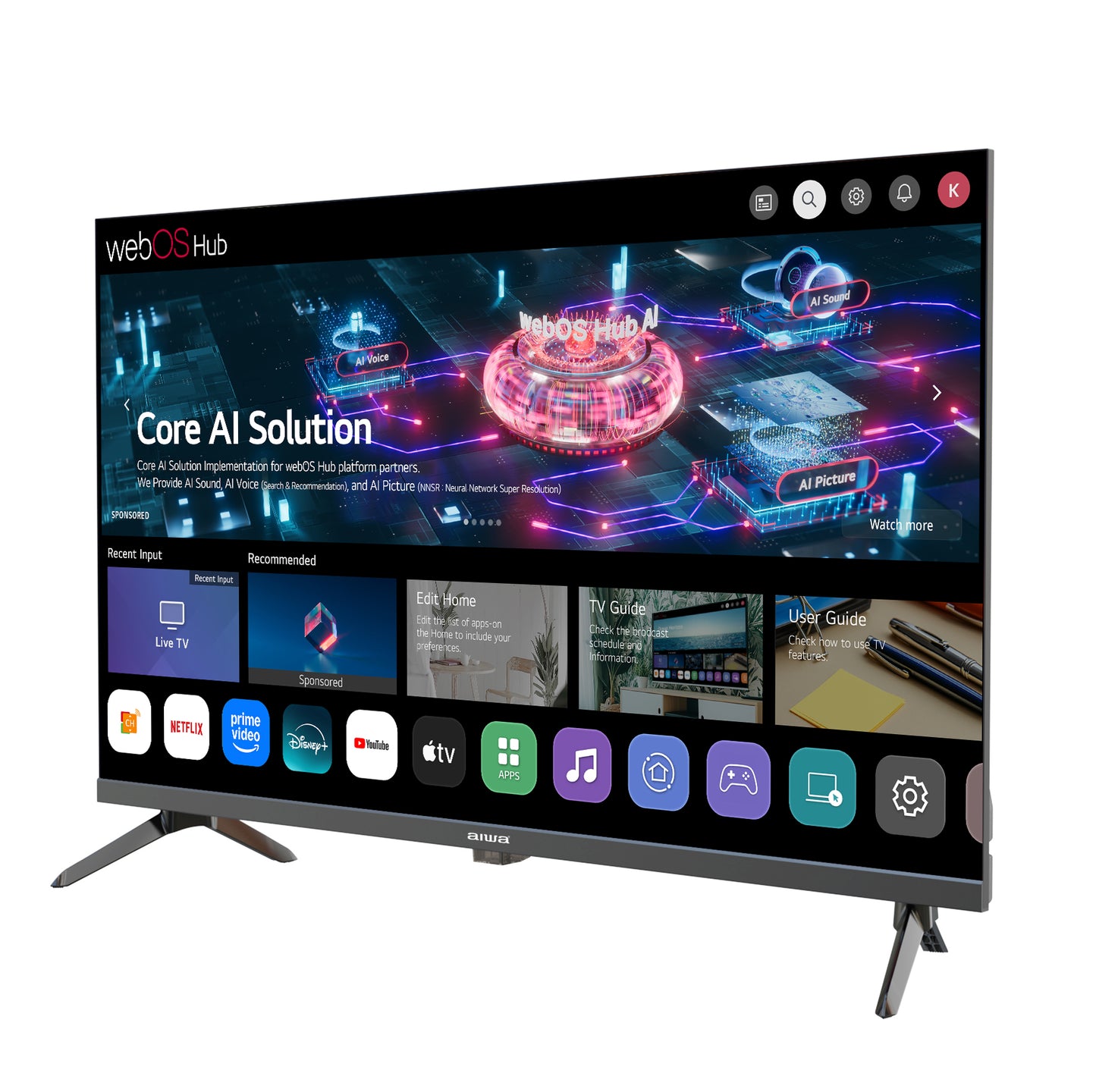 32" Smart TV Powered by webOS Hub