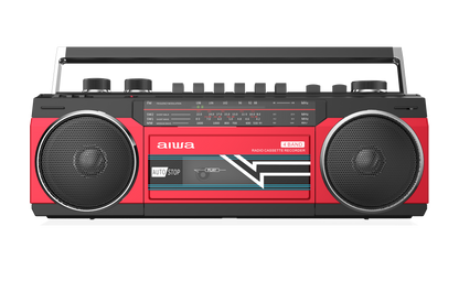 AIWA Retro Cassette Deck Bluetooth Boombox Radio with USB/SD MP3 Playback & AM/FM/SW Radio