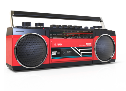 AIWA Retro Cassette Deck Bluetooth Boombox Radio with USB/SD MP3 Playback & AM/FM/SW Radio