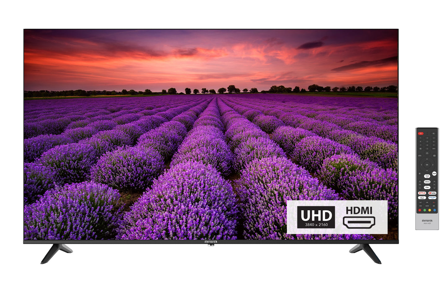 55" 4K UHD Smart LED TV with Whale TV+ and Dolby Audio for Home Entertainment