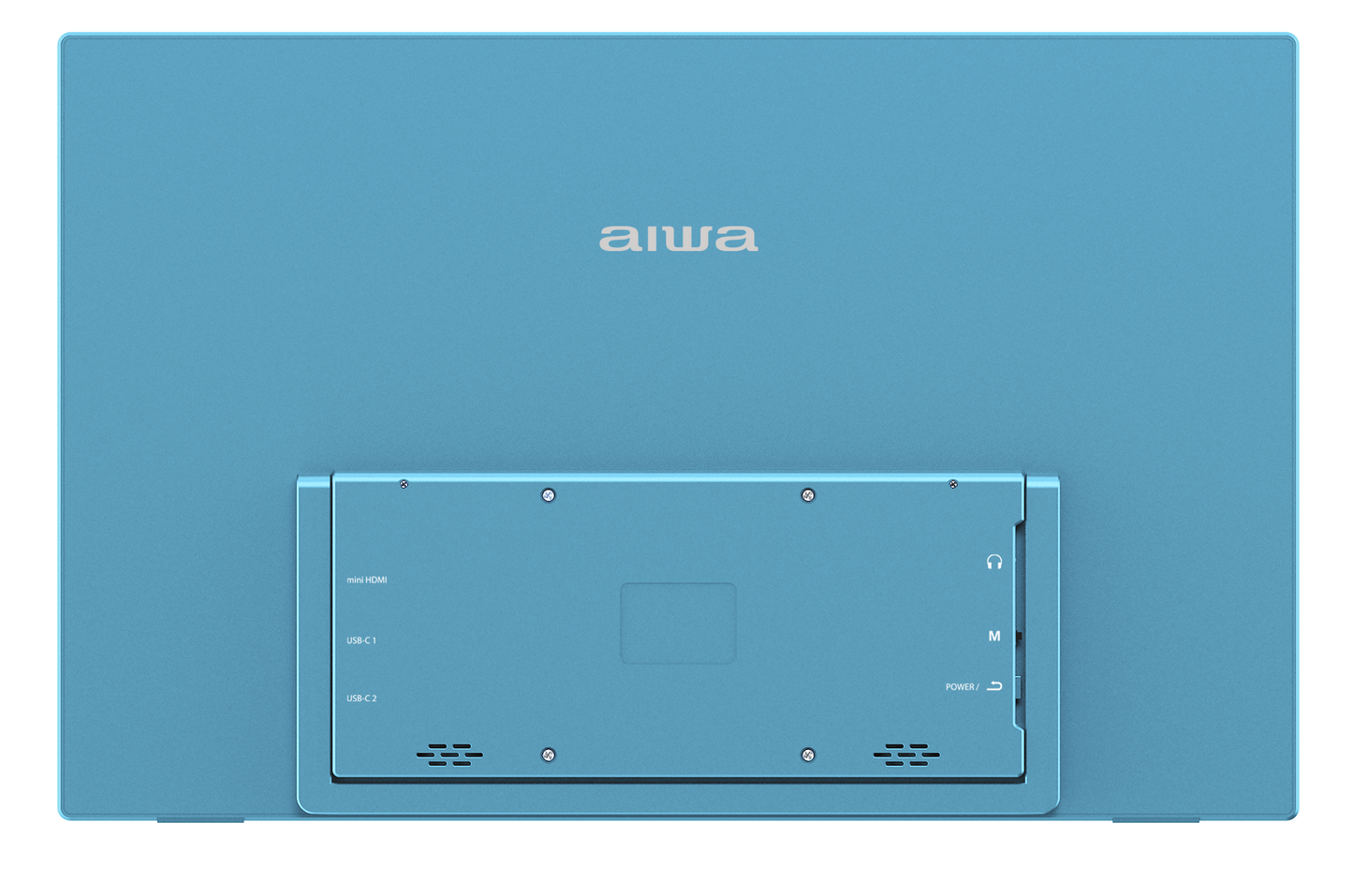 15.6” Touchscreen Portable Monitor - Full HD, Dual Speakers, USB-C & Mini HDMI Ports, Sapphire Blue