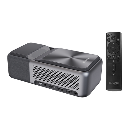 AIWA Ultra Short Throw Smart Projector with Bonus Sound Bar