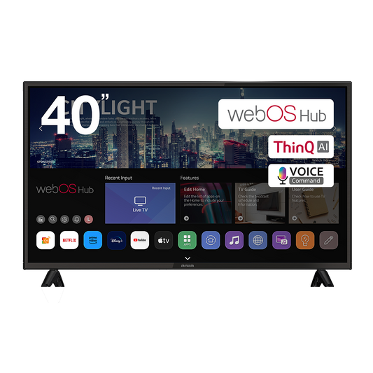 AIWA 40" FHD Smart TV | ThinQ AI, Full HD 1080p, Magic Remote, HDMI & USB Connectivity