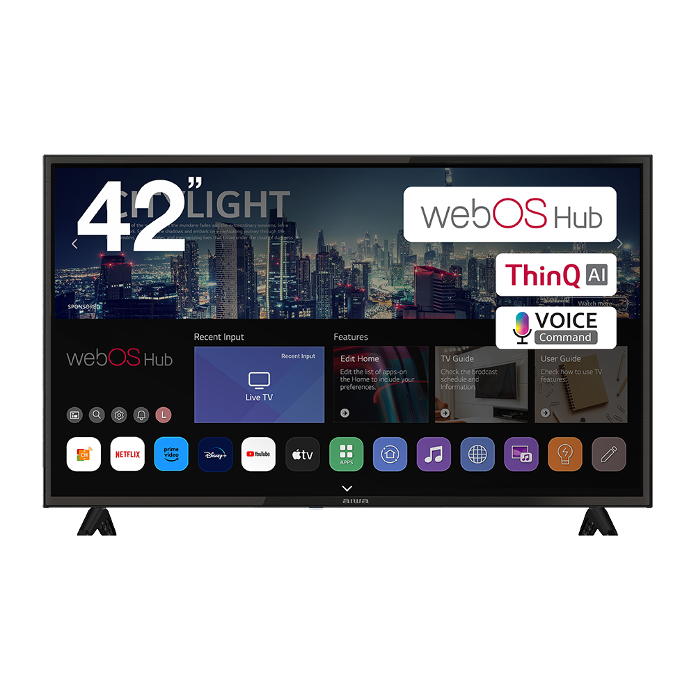 AIWA 42" FHD Smart TV ThinQ AI