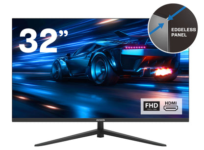 AIWA 32" Full HD IPS Computer Monitor | Edgeless Display | HDMI & VGA