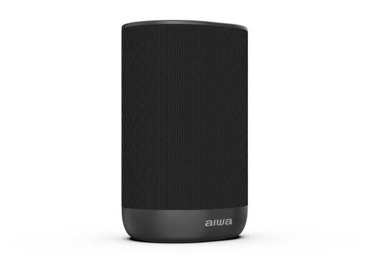 AIWA RHYTHM Bluetooth Wireless Speaker with FM Radio, USB-C Rechargeable, Fabric Texture Design – Ideal for Home & Office Audio