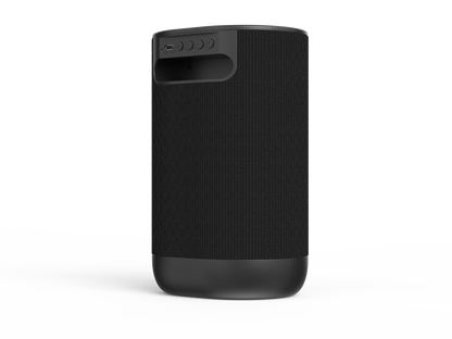 RHYTHM Bluetooth Wireless Speaker with FM Radio, USB-C Rechargeable, Fabric Texture Design – Ideal for Home & Office Audio