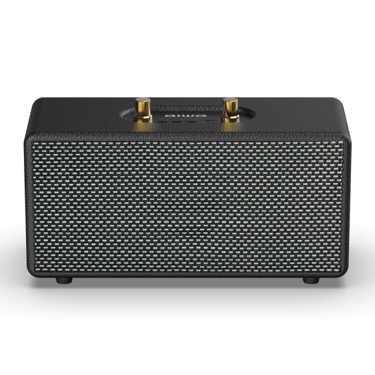 AIWA AMPED Wireless Bluetooth Speaker with Tactile Playback Controls and USB-C Charging