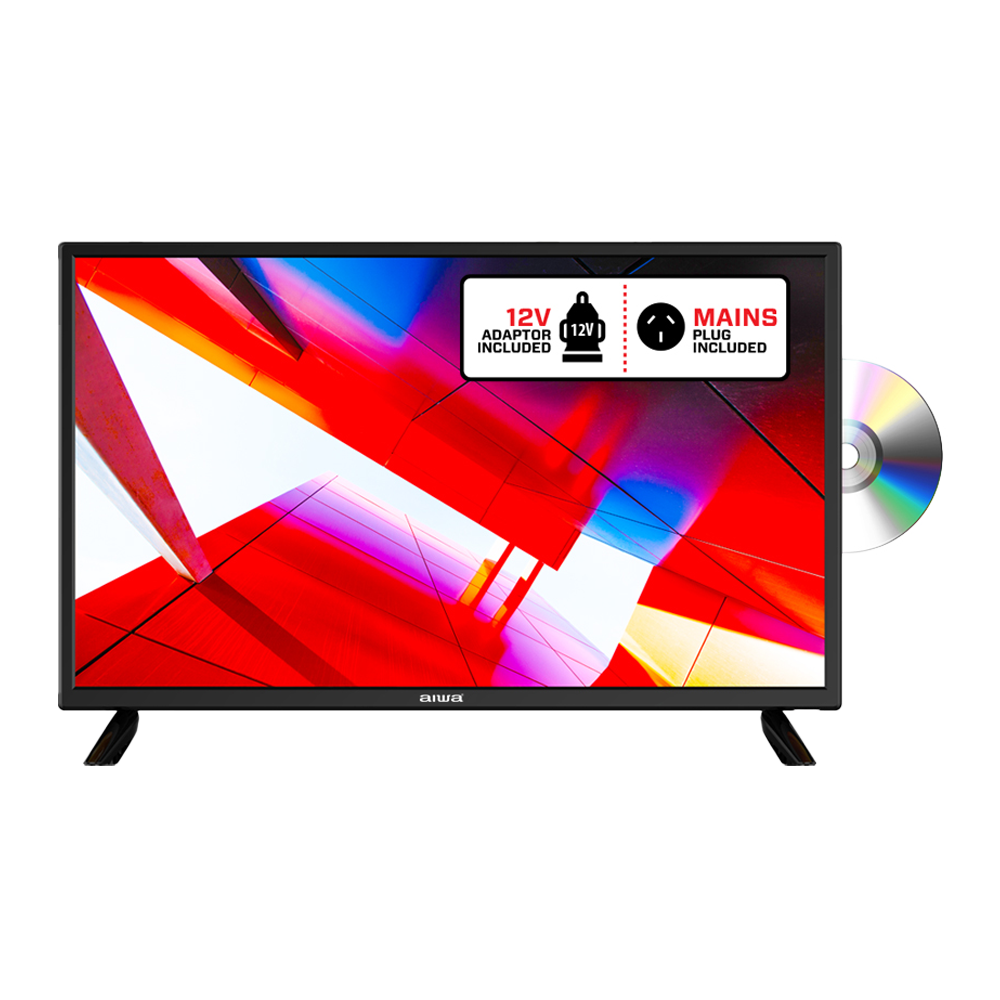 AIWA 24" LED TV With Built-In DVD Player