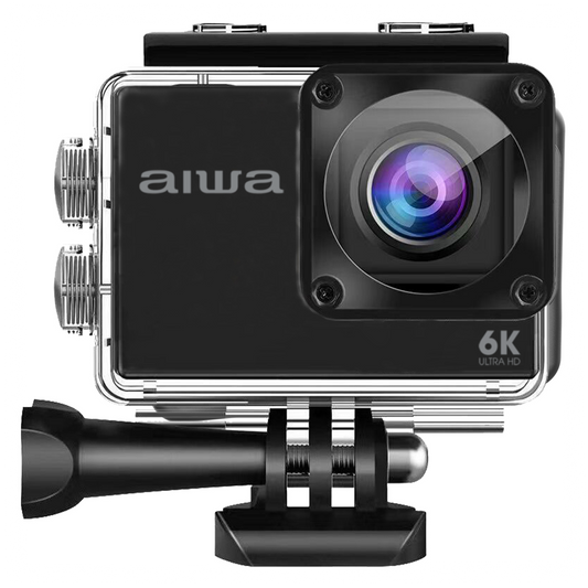 6K Touchscreen Action Camera with 30m Waterproof Case, 4K 60fps, EIS, 48MP and Wi-Fi