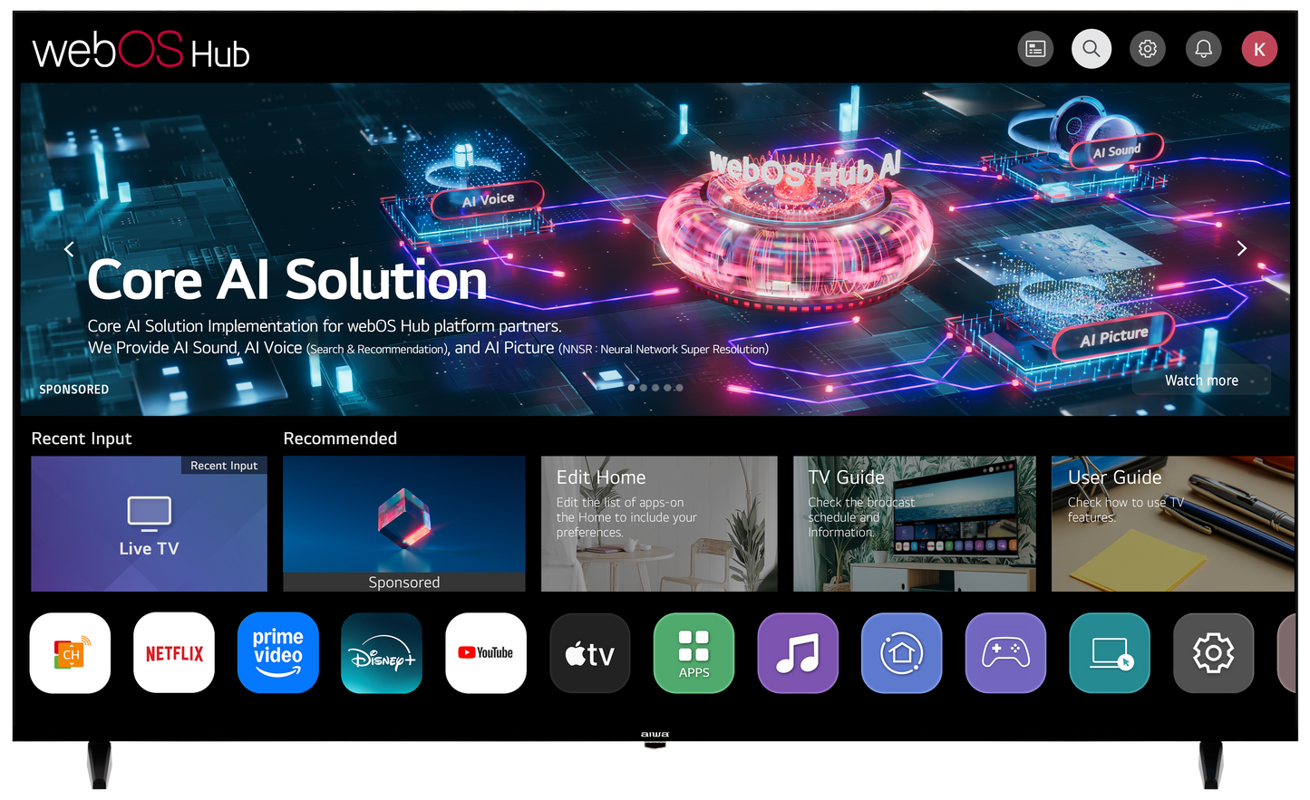 75” UHD Smart TV - Powered by WebOS Hub, AI ThinQ, Dolby Audio, Netflix, and More
