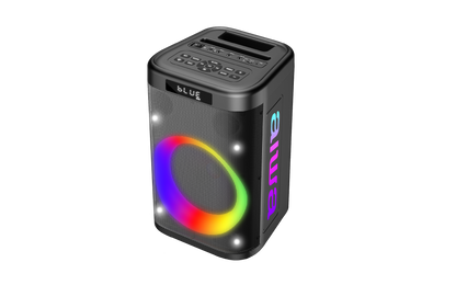 8" Party Blast Bluetooth Speaker | 40W Rechargeable Portable Speaker with LED Lightshow, TWS Stereo & Mic Input