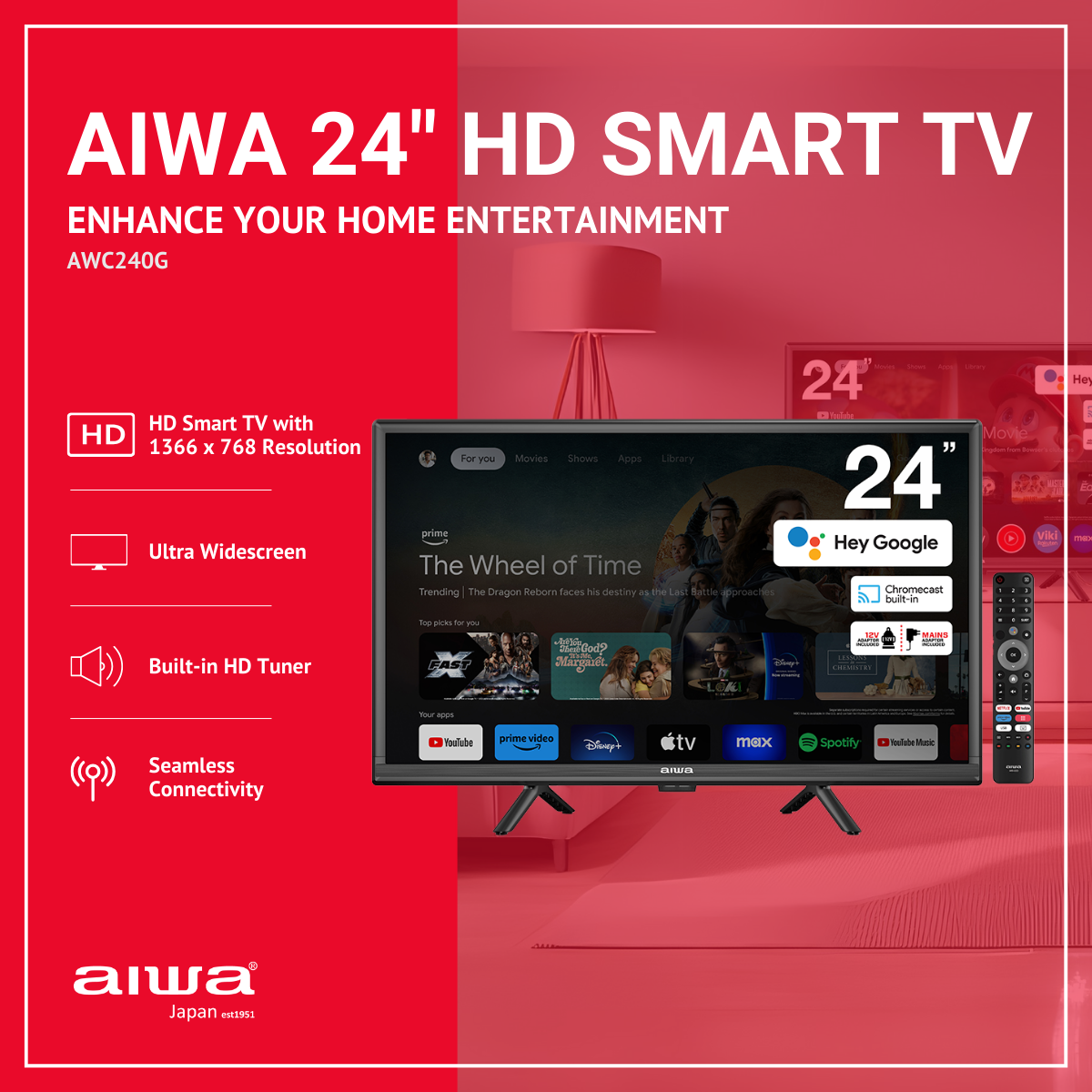 AIWA 24"Smart TV