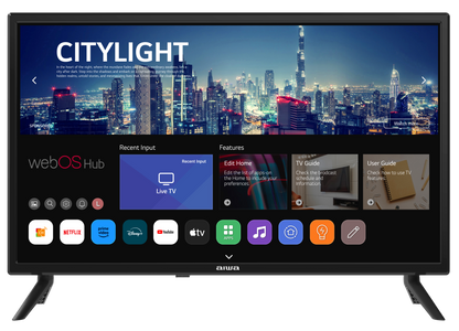 AIWA 24” Smart TV with webOS Hub, 12V Caravan Support, and Built-in Streaming Apps