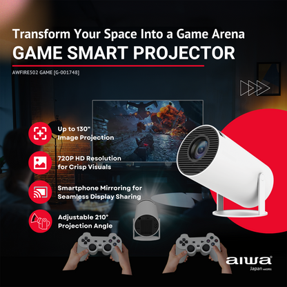 AIWA Game Projector With 2 Controllers