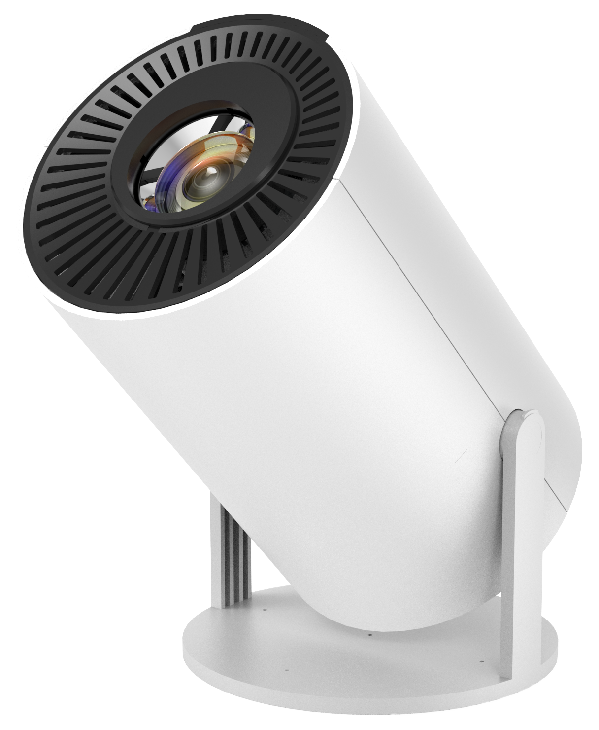 AIWA Smart LED Projector with Remote Control – 130” Display, WiFi + Bluetooth, 720P HD (AWH02-WHI&BLK)