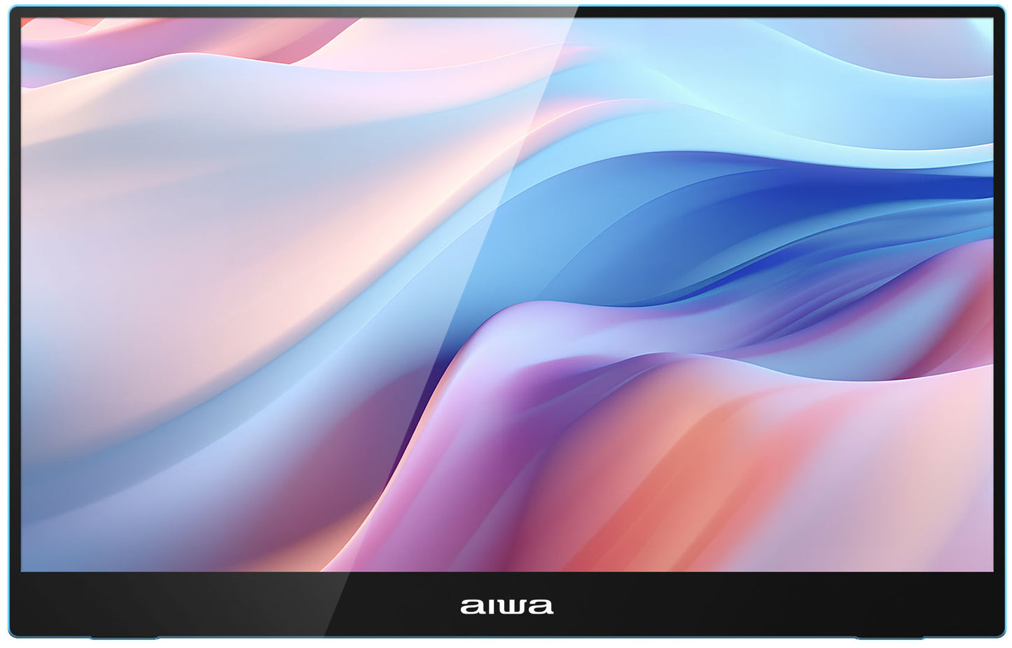 15.6” Touchscreen Portable Monitor - Full HD, Dual Speakers, USB-C & Mini HDMI Ports, Sapphire Blue
