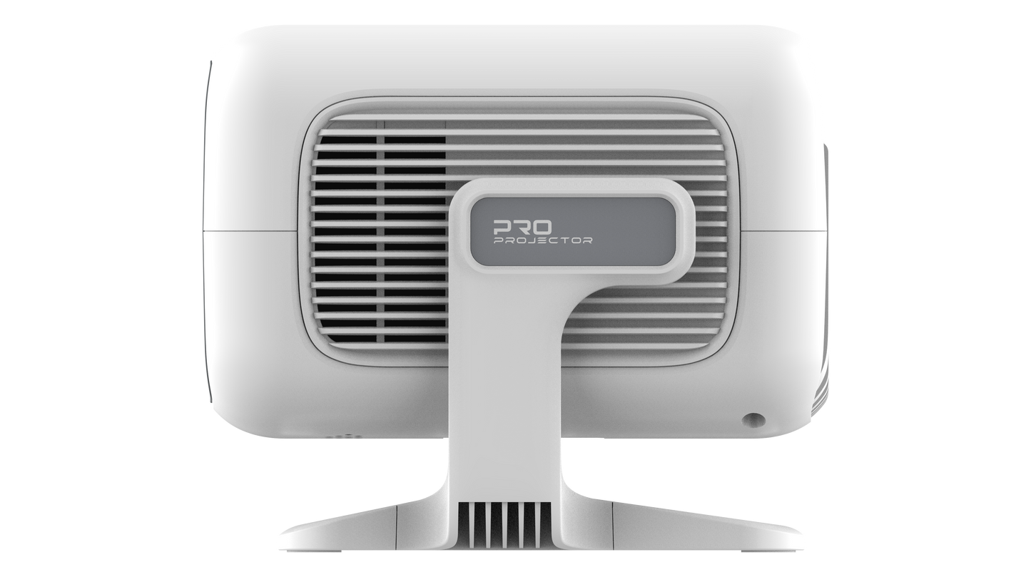 Smart LED Projector with Whale TV, FHD 1080P Home Entertainment Projector with Bluetooth Audio & Remote