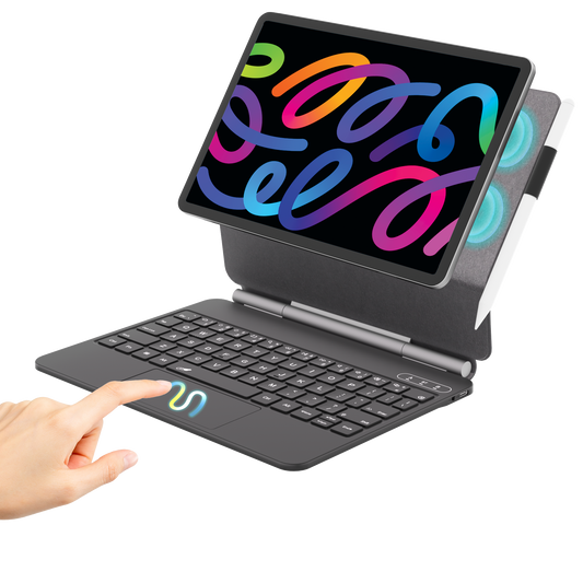 10.1” Pro Smart Tablet with Magnetic Keyboard Case & Stylus