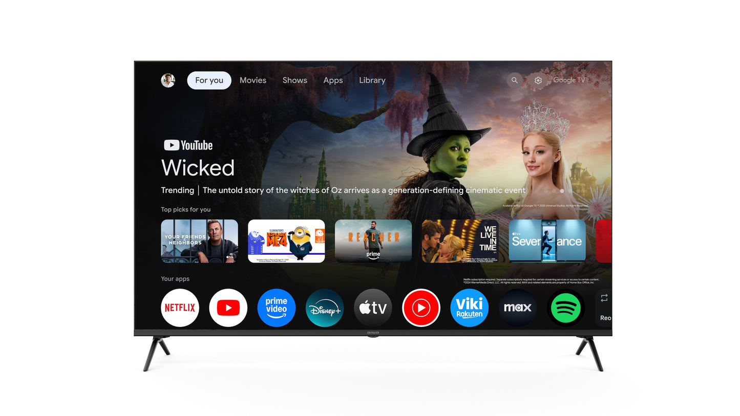 AIWA AWS60DG 60” 4K Ultra HD Google TV Smart TV