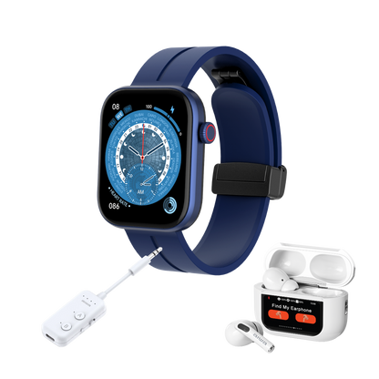 SMART TECH PACK – Waterproof Smartwatch with Noise Cancelling SMART TECH PACK – Waterproof Smartwatch with Noise Cancelling