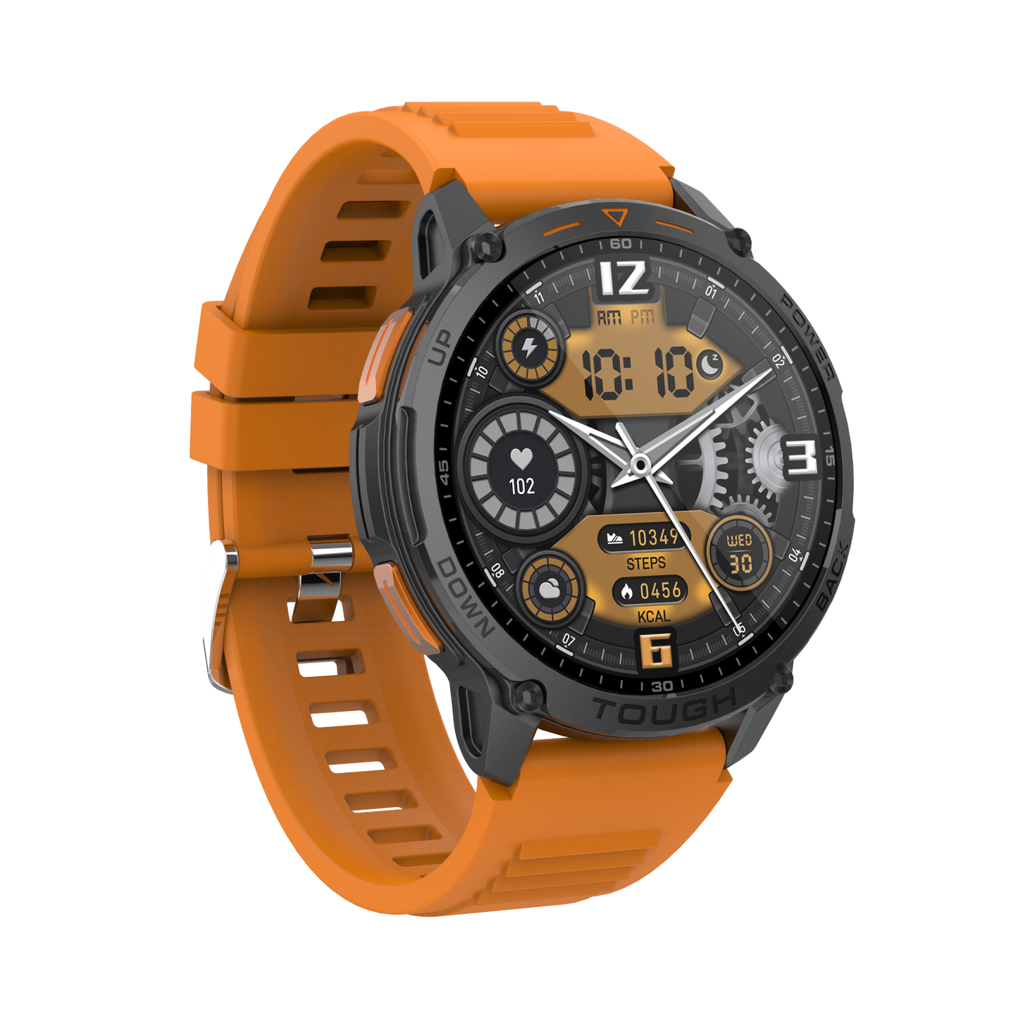 AIWA GPS Smart Watch with AMOLED Display, Waterproof Design, Multi-Sport Fitness Modes, and Health Tracking