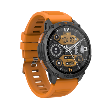 AIWA GPS Smart Watch with AMOLED Display, Waterproof Design, Multi-Sport Fitness Modes, and Health Tracking