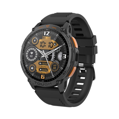 AIWA GPS Smart Watch with AMOLED Display, Waterproof Design, Multi-Sport Fitness Modes, and Health Tracking