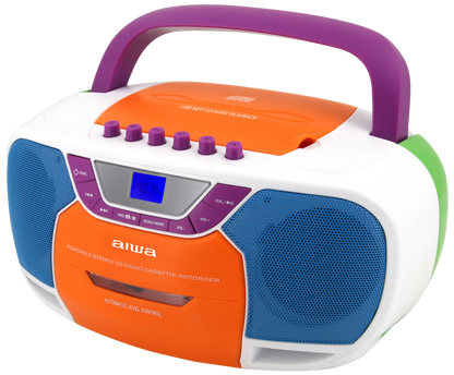 Portable Bluetooth CD Cassette FM Boombox